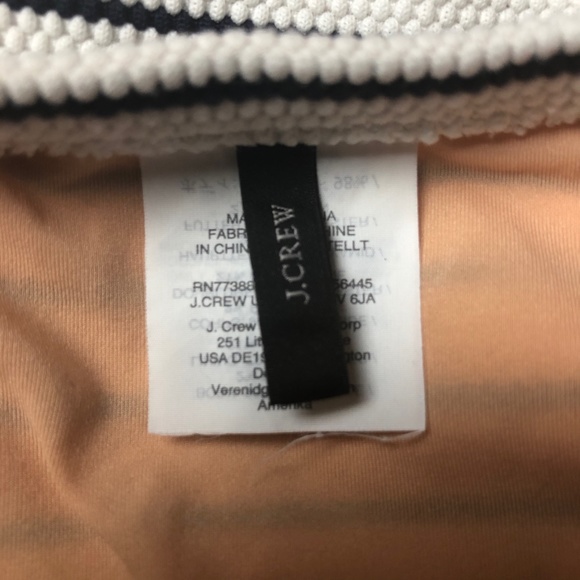 J Crew Striped One Piece Swim Suit (size 16) - Picture 4 of 6
